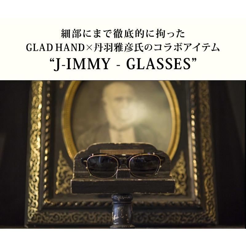 グラッドハンド × 丹羽雅彦 ジミーグラス クリップオン セット/眼鏡/メガネ/めがね/サングラス メンズ GLAD HAND J-IMMY & CLIP ON - GLASSES "SET"｜rezar｜02