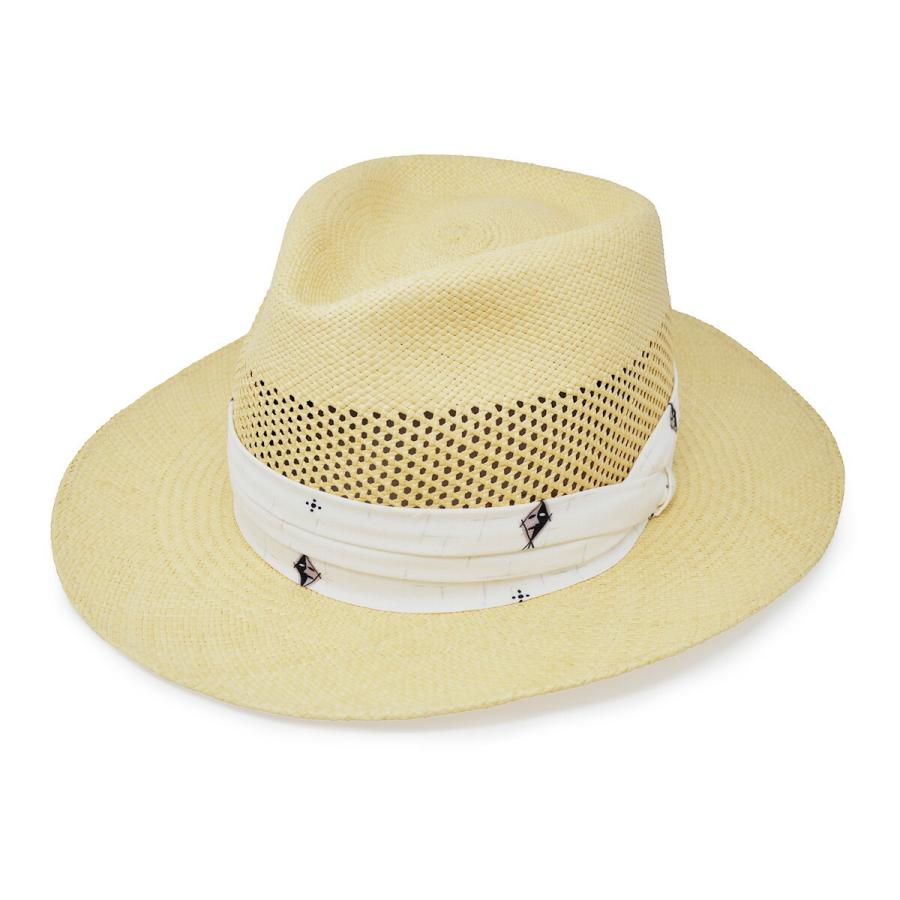 GANGSTERVILLE HARLEQUIN HAT GLADHAND ウィアード パナマハット
