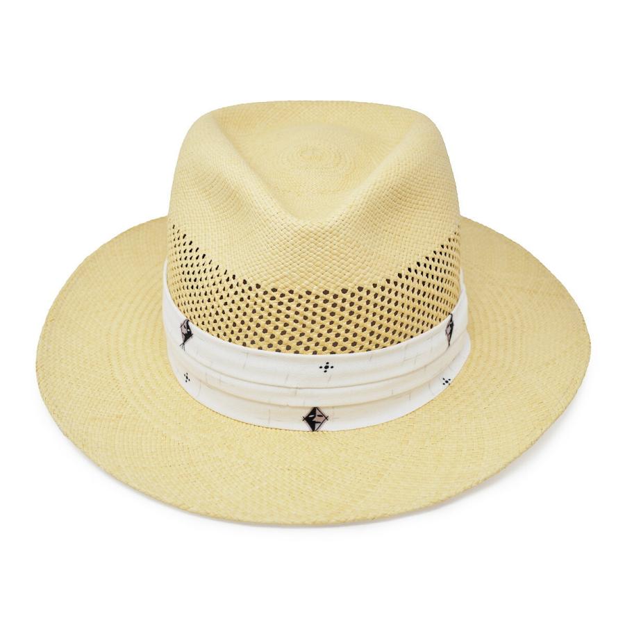 GANGSTERVILLE HARLEQUIN HAT GLADHAND ウィアード パナマハット