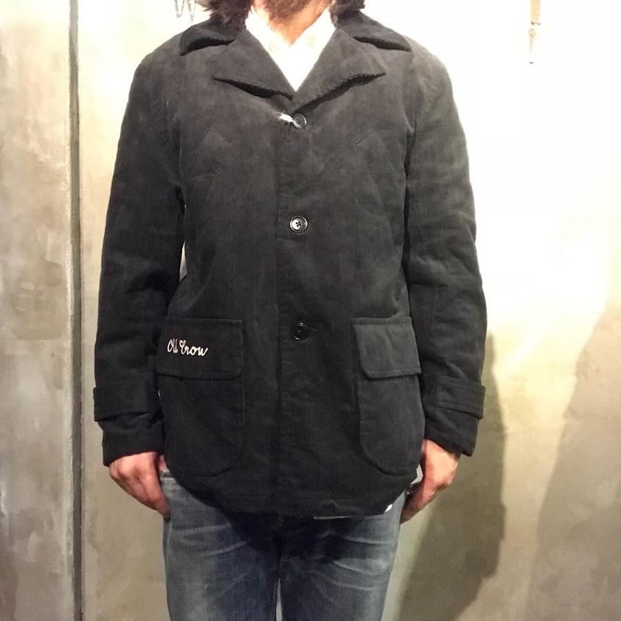 OLD CROW(GLAD HAND) CROW SPEED SHOP - COAT (BLACK) オールド OLD CROW(GLAD HAND) CROW SPEED SHOP - COAT (BLACK) オールド