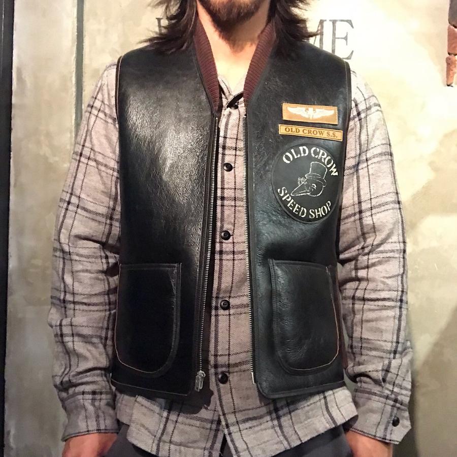 OLD CROW OLD B - VEST (BLACK) オールドクロウ シープスキン ムートンベスト/レザーベスト/GLADHAND/グラッドハンド /ギャングスタービル/ウィアード :10005115:REZAR - 通販 - Yahoo!ショッピング OLD CROW OLD B - VEST (BLACK) オールドクロウ シープスキン ムートンベスト/レザーベスト/GLADHAND/グラッドハンド /ギャングスタービル/ウィアード :10005115:REZAR - 通販 - Yahoo!ショッピング