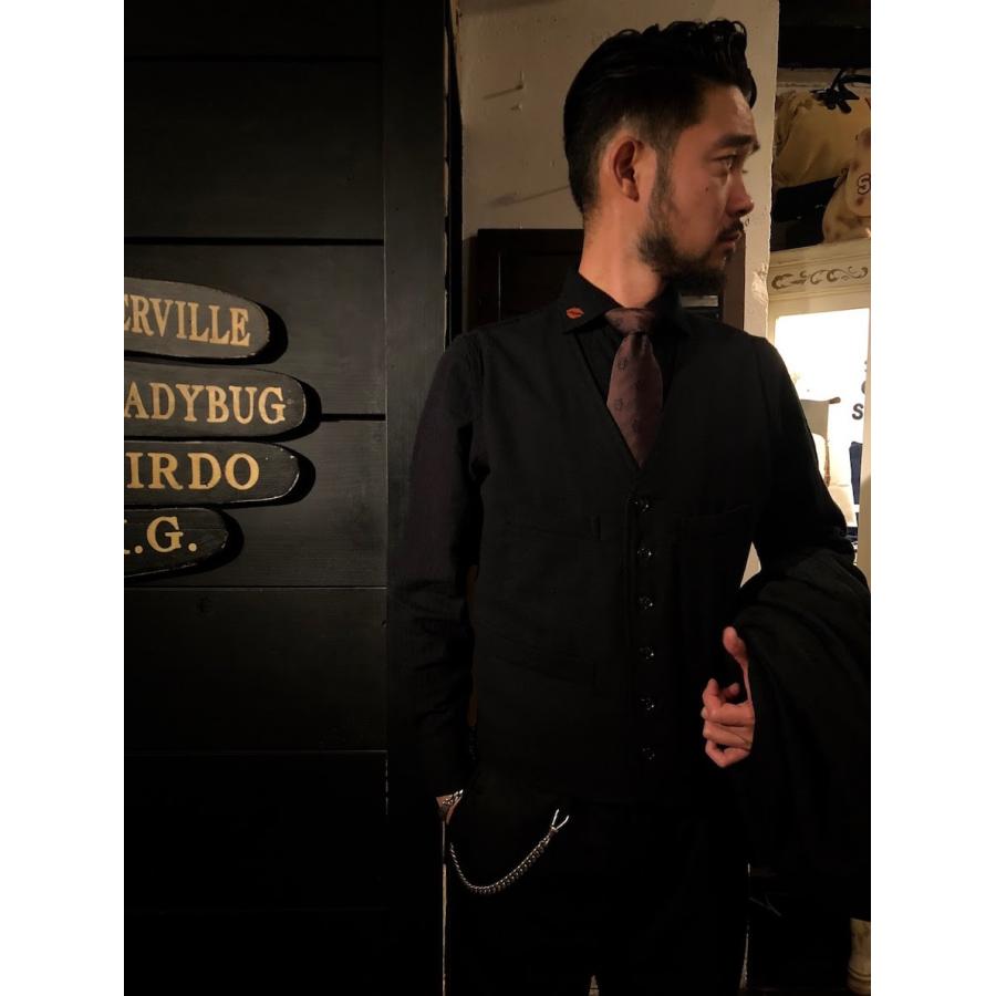 GANGSTERVILLE SPEAKEASY - VEST (BROWN) ギャングスタービル GANGSTERVILLE SPEAKEASY - VEST (BROWN) ギャングスタービル