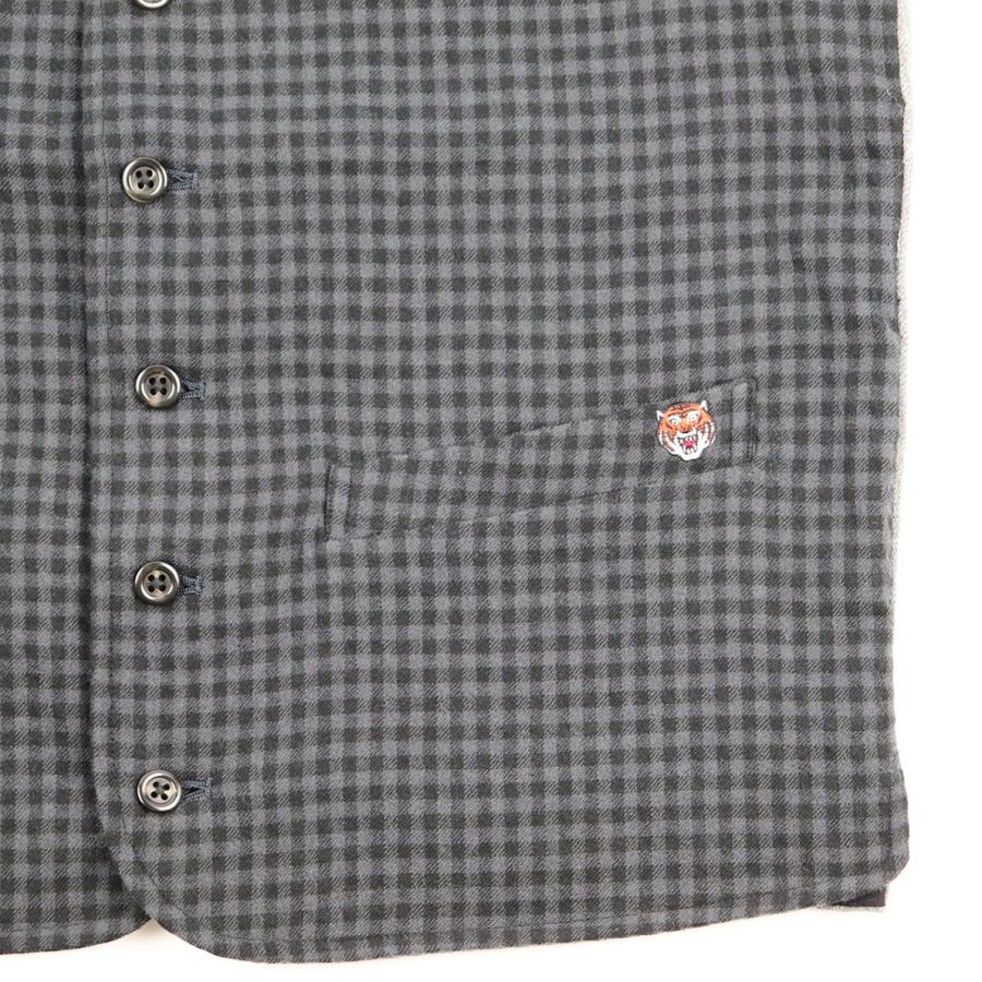 WEIRDO（ウィアード） WEIRDO CIRCUS - VEST (GRAY × BLACK) サーカス
