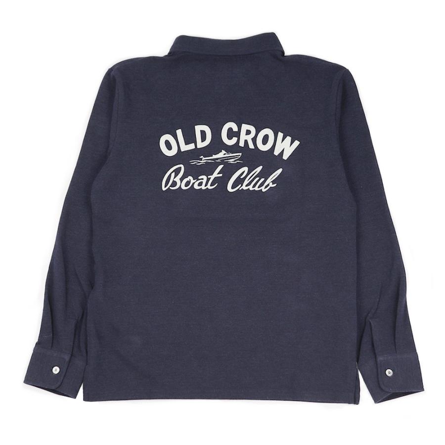 GLAD HAND OLD CROW BOAT CLUB - L/S POLO SHIRTS オールド GLAD HAND OLD CROW BOAT CLUB - L/S POLO SHIRTS オールド