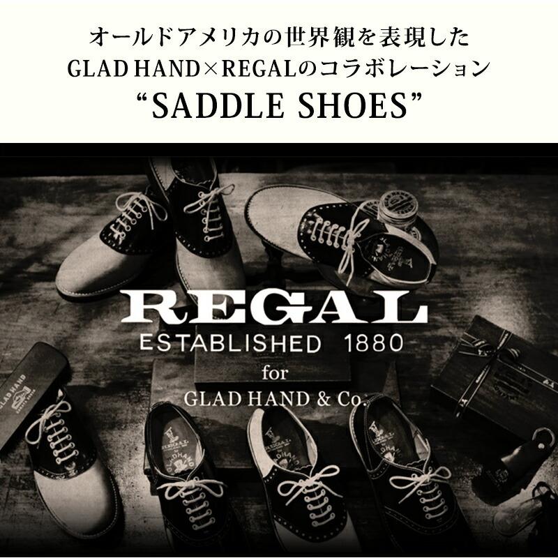 グラッドハンド リーガル サドルシューズ メンズ GLADHAND x REGAL SADDLE - SHOES GANGSTERVILLE ギャングスタービル WEIRDO ウィアード オールドクロウ｜rezar｜10