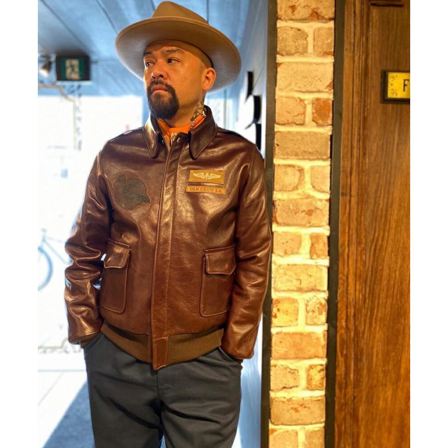 春新作の オールドクロウボアジャケット198000〜専用になります old crow / オールドクロウ ムートンジャケット