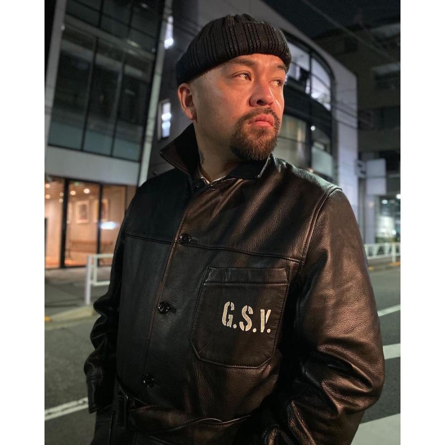 ギャングスタービル レザーコート レザージャケット 革ジャン メンズ メンズ カウハイド GANGSTERVILLE BENJAMIN