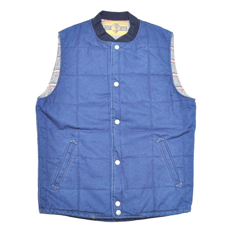 NORTH NO NAME 5 WHISTLE DUCK CARPENTER VEST (BLUE) ファイブ 