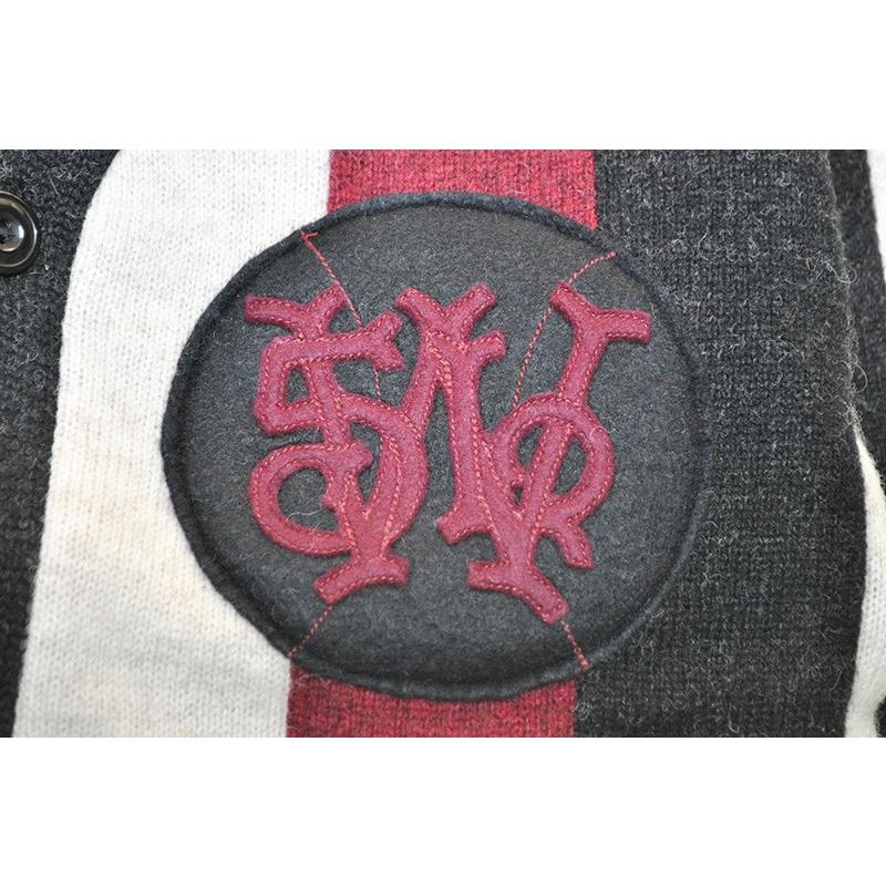 NORTH NO NAME 5 WHISTLE BASEBALL SHAWL COLLAR CARDIGAN ファイブ 