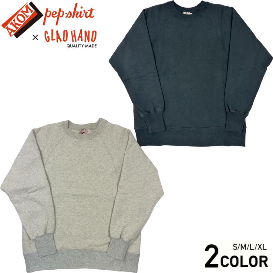 GLAD HAND（グラッドハンド） x アコム スウェット メンズ クルー