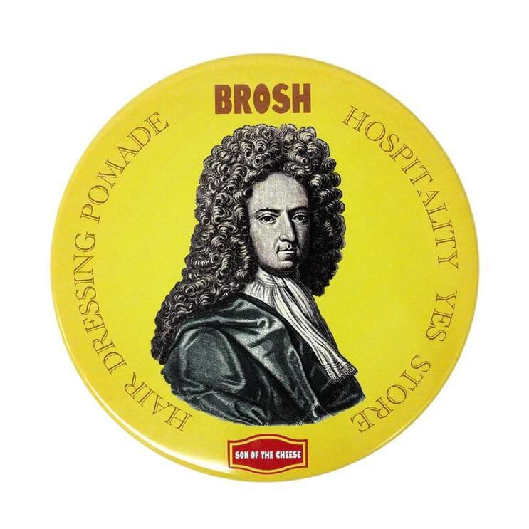 BROSH ヘアドレッシングポマード イエロー BROSH（ブロッシュ） ポマード サノバチーズ 水性 115g BROSH SON OF