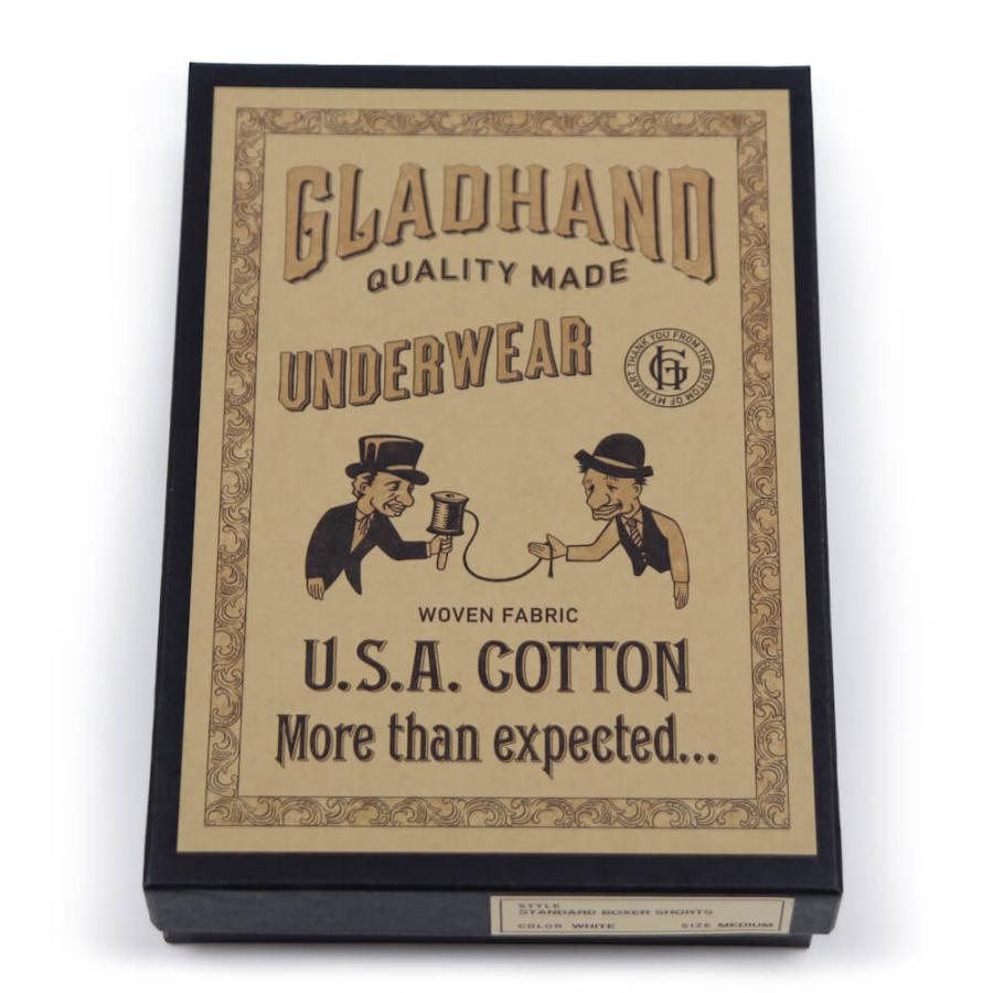 グラッドハンド ボクサー ショーツ トランクス メンズ 日本製 USAコットン 米綿 GLADHAND U.S.A. COTTON STANDARD BOXER SHORTS ギャングスタービル ウィアード｜rezar｜12