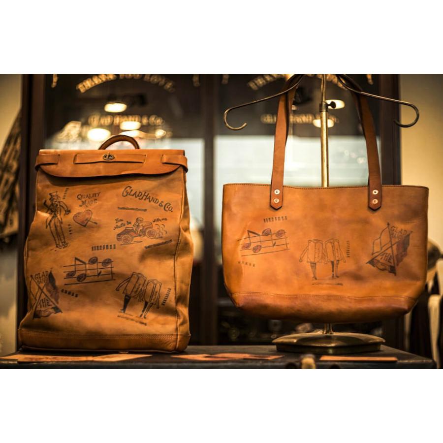 GLAD HAND グラッドハンド ヴァスコ レザー トートバッグ メンズ GLAD HAND グラッドハンド ヴァスコ レザー トートバッグ メンズ