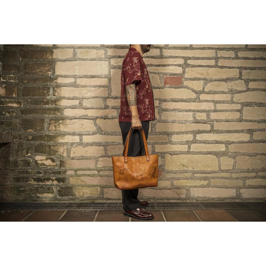 GLAD HAND グラッドハンド ヴァスコ レザー トートバッグ メンズ GLAD HAND グラッドハンド ヴァスコ レザー トートバッグ メンズ