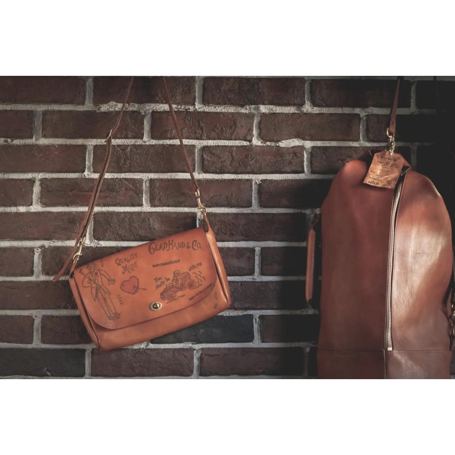 GLAD HAND（グラッドハンド） ヴァスコ レザー 3WAY クラッチ バッグ