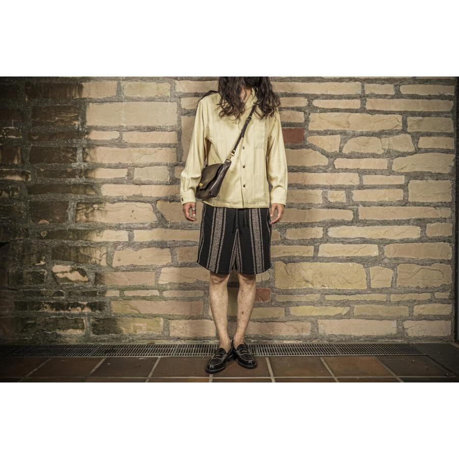 グラッドハンド ヴァスコ レザー 3WAY クラッチ バッグ バスコ メンズ GLADHAND x VASCO LEATHER CLUTCH BAG "GLAD POSTALS" ギャングスタービル ウィアードの画像