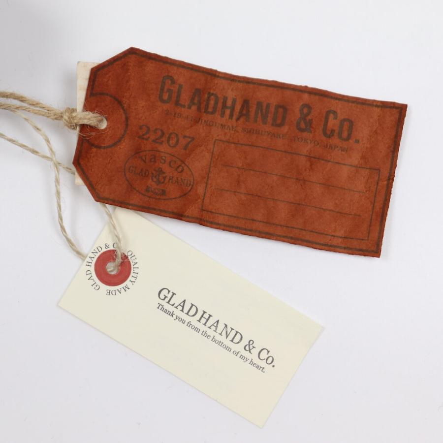 グラッドハンド ヴァスコ レザー パース バッグ バスコ メンズ GLADHAND x VASCO LEATHER PURSE BAG "GLAD POSTALS" ギャングスタービル WEIRDO ウィアードの画像