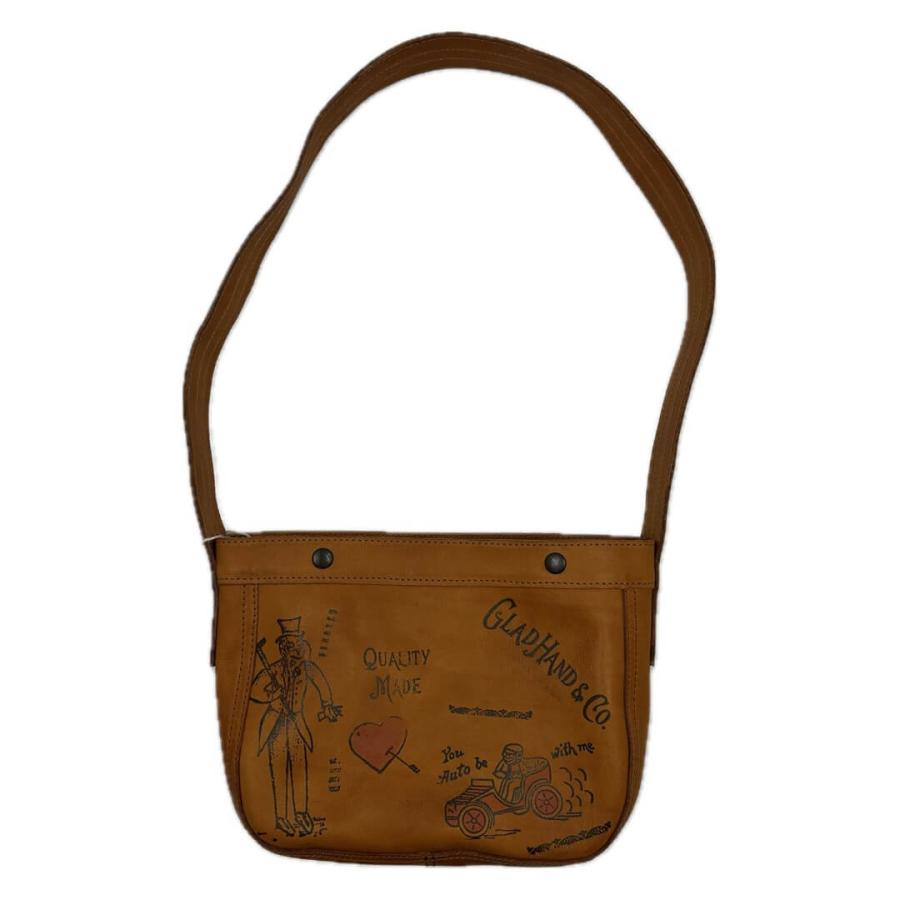 グラッドハンド ヴァスコ レザー ニュースペーパーバッグ メンズ バスコ GLADHAND x VASCO LEATHER NEWS PAPER BAG SMALL グラッドハンド ヴァスコ レザー ニュースペーパーバッグ メンズ バスコ GLADHAND x VASCO LEATHER NEWS PAPER BAG SMALL