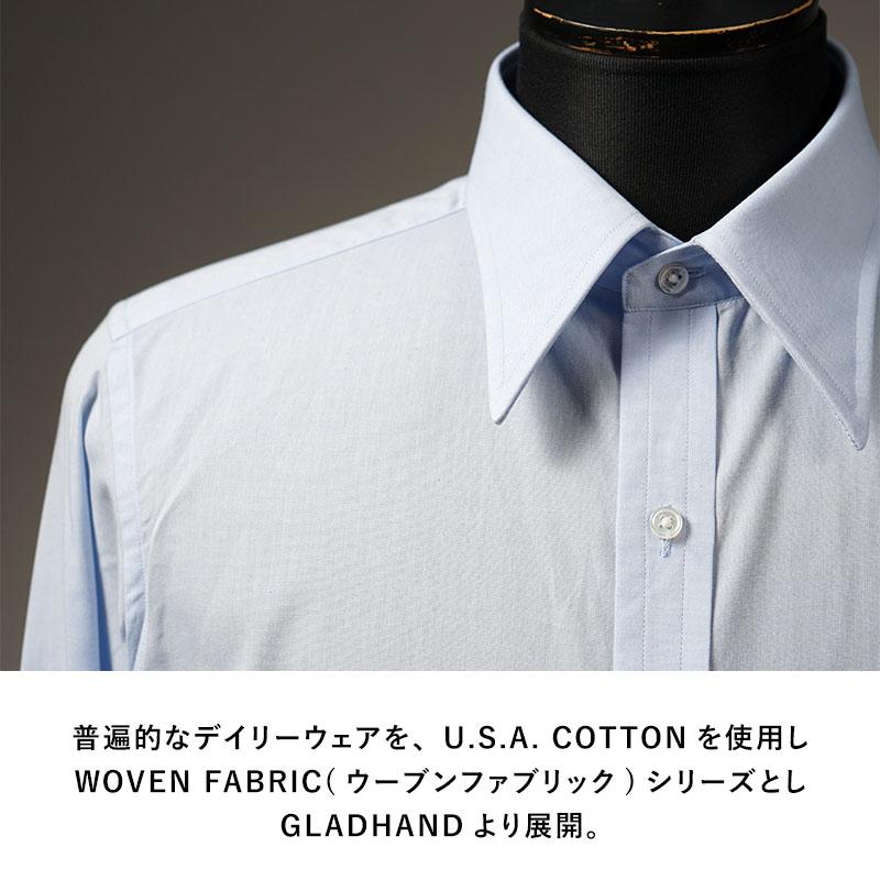 グラッドハンド 長袖 シャツ メンズ  無地 日本製 USAコットン 米綿 GLADHAND U.S.A. COTTON SHIRTS GANGSTERVILLE ギャングスタービル WEIRDO ウィアード｜rezar｜15