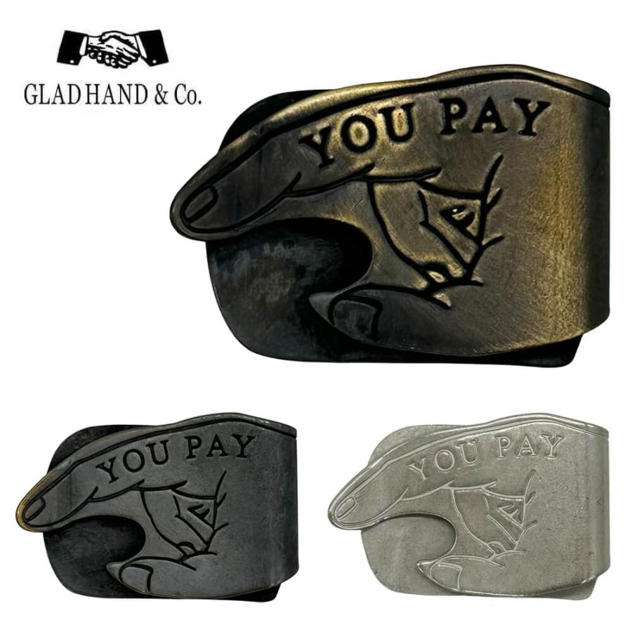 美品GLAD HAND ケース　マネークリップ GLAD HAND（グラッドハンド） ユーペイ マネークリップ 日本製 GLAD