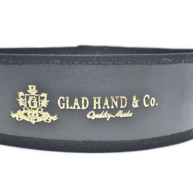 GLAD HAND & Co. GH HAT - LEATHER BAND (BLACK) グラッドハンド