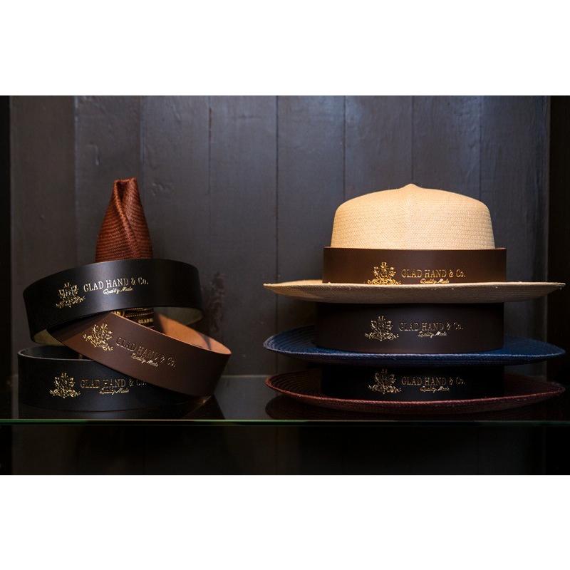 GLAD HAND（グラッドハンド） & Co. GH HAT - LEATHER BAND (BLACK