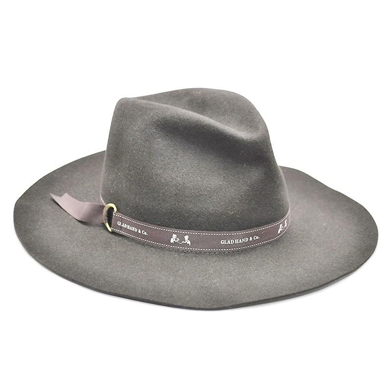 GLAD HAND & Co. - HAT GASTON (BROWN) グラッドハンド ラビット