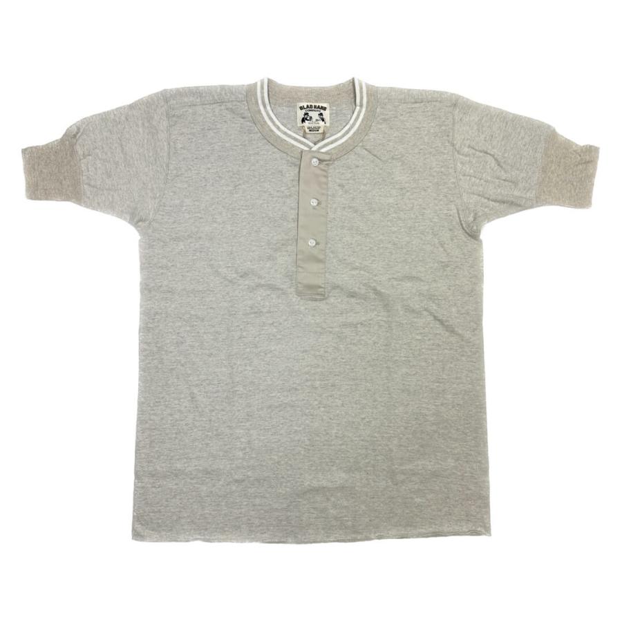 グラッドハンド Tシャツ メンズ 半袖 日本製 ヘンリーネック ポケット ロイヤル パックTシャツ 無地 USAコットン GLADHAND-R-0304 ROYAL HENRY S/S T-SHIRTS｜rezar｜05