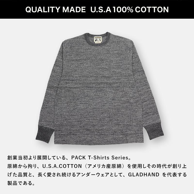 GLAD HAND（グラッドハンド） Tシャツ 日本製 メンズ クルーネック