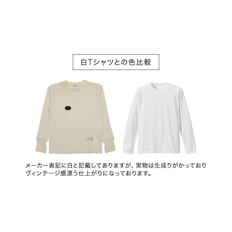 グラッドハンド ヴィンテージ加工 Tシャツ メンズ 厚手 クルーネック ワッフル サーマル ティック ロン T パックTシャツ 無地 USAコットン GLAD HAND｜rezar｜11