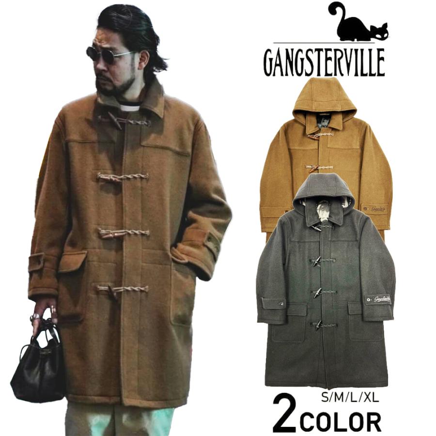 【新品】GLAD HAND　GangSterVille ダッフルコート ネイビー GANGSTERVILLE（ギャングスタービル） ダッフルコート メンズ アウター
