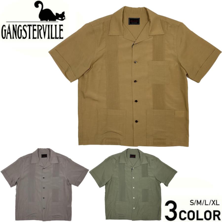 GANGSTERVILLE ギャングスタービル キューバシャツ オープン GANGSTERVILLE ギャングスタービル キューバシャツ オープン