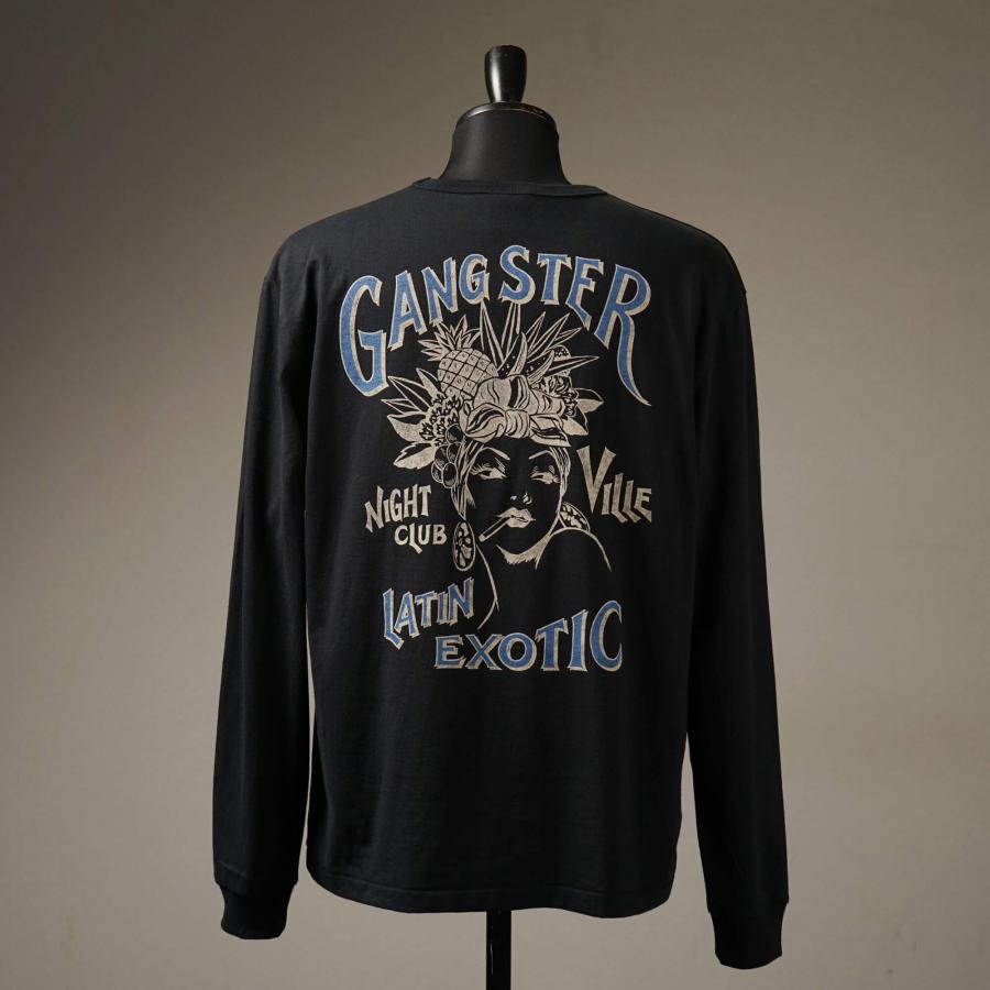 ギャングスタービル クルーネック 長袖 Tシャツ ロンT メンズ GANGSTERVILLE CARMEN - L/S T-SHIRTS GLADHAND グラッドハンド WEIRDO ウィアード｜rezar｜02