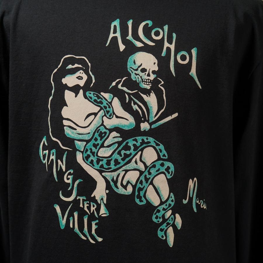 GANGSTERVILLE（ギャングスタービル） クルーネック 長袖 Tシャツ ロン