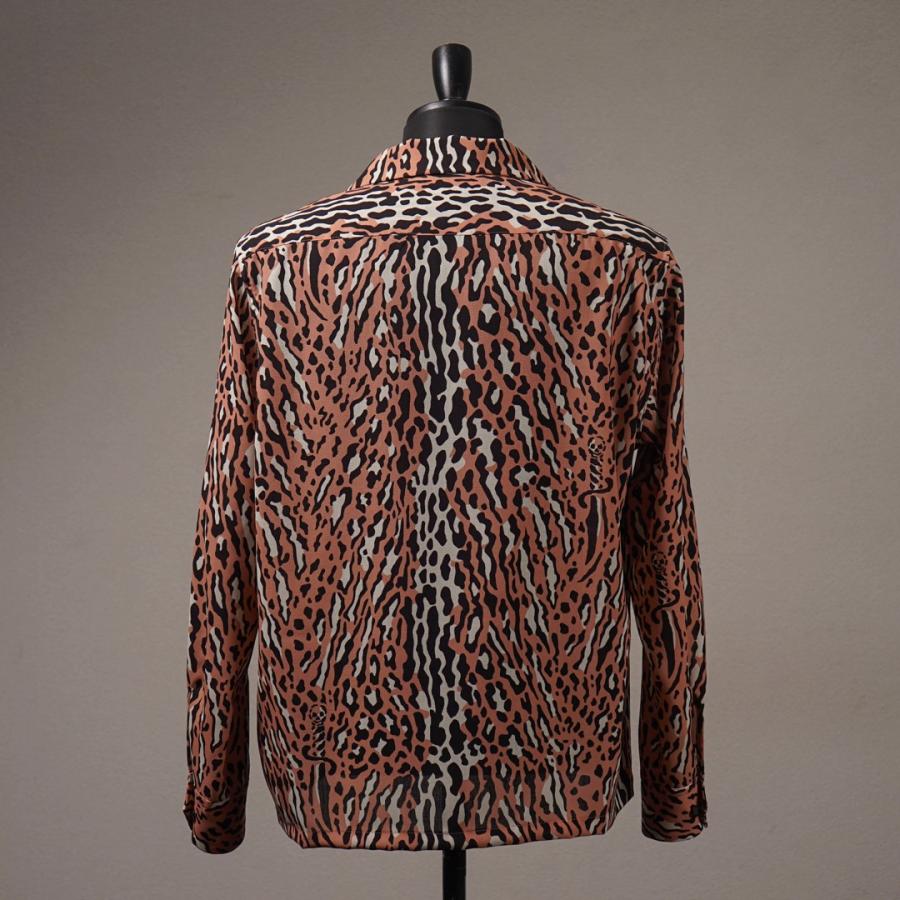 GANGSTERVILLE（ギャングスタービル） 長袖 オープンカラーシャツ 開襟