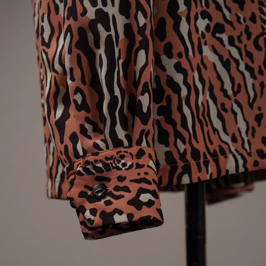 GANGSTERVILLE（ギャングスタービル） 長袖 オープンカラーシャツ 開襟