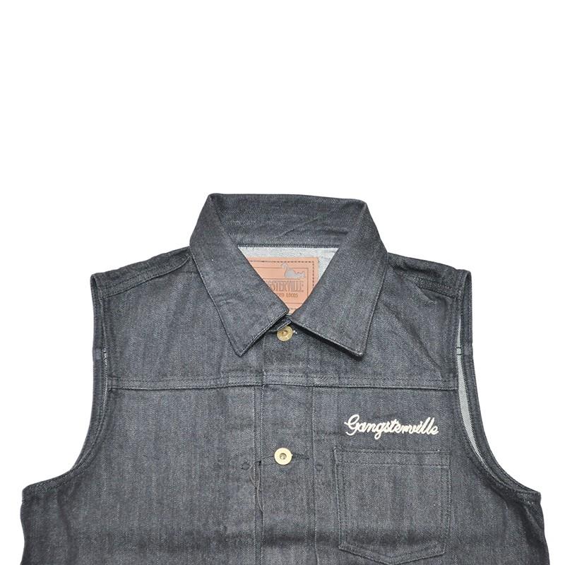 売れ筋がひ贈り物！ GANGSTERVILLE THE FIXER - VEST BLACK tdh