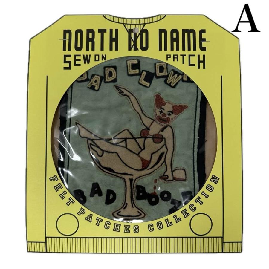 NORTH NO NAME ノースノーネーム ワッペン フェルトパッチ NORTH NO NAME ノースノーネーム ワッペン フェルトパッチ