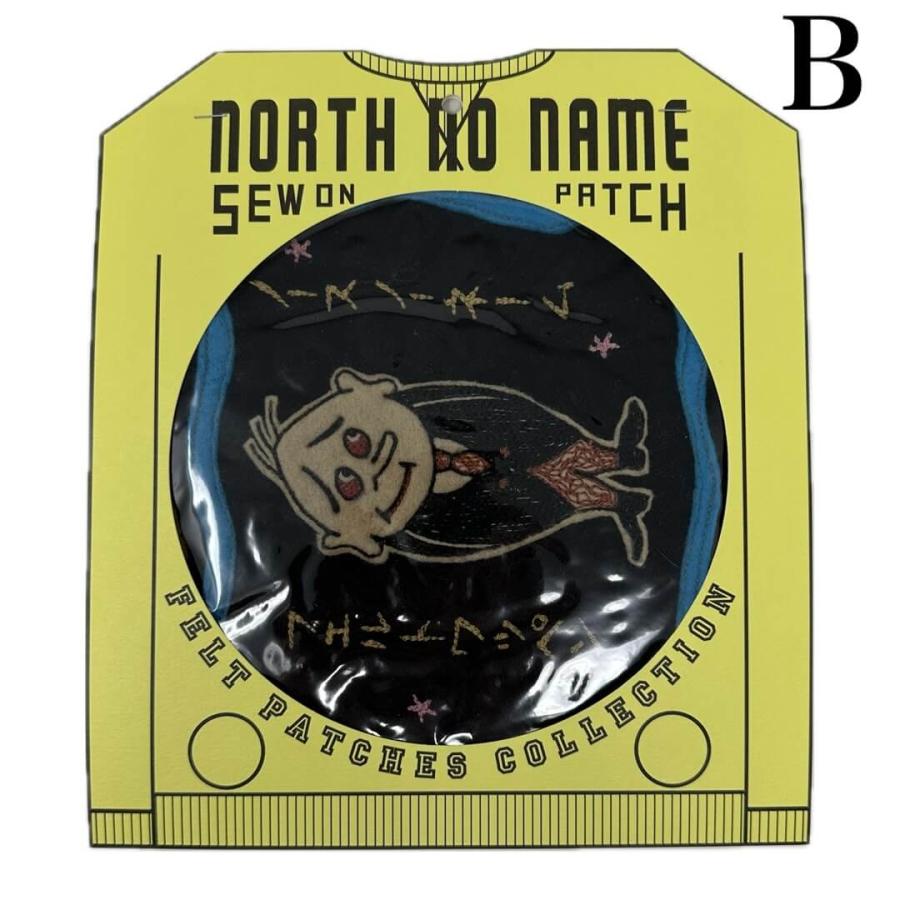 NORTH NO NAME ノースノーネーム ワッペン フェルトパッチ NORTH NO NAME ノースノーネーム ワッペン フェルトパッチ