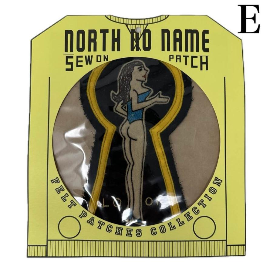 NORTH NO NAME ノースノーネーム ワッペン フェルトパッチ NORTH NO NAME ノースノーネーム ワッペン フェルトパッチ