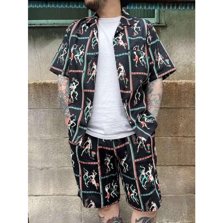 NORTH NO NAME コットン　リネン　ショーツ(ハーフパンツ) GANGSTERVILLE ノースノーネーム コットンリネン ショーツ