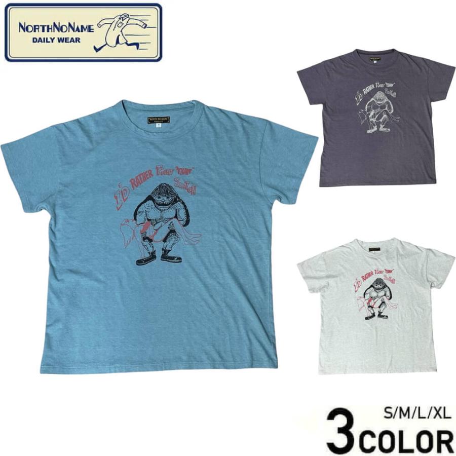NORTH NO NAME ノースノーネーム 半袖 Tシャツ ヴィンテージ加工