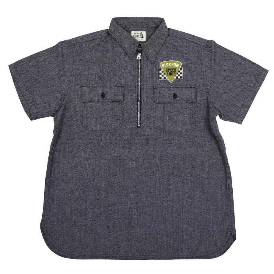 OLD CROW(GLAD HAND) オールドクロウ シャツ 半袖 メンズ プル