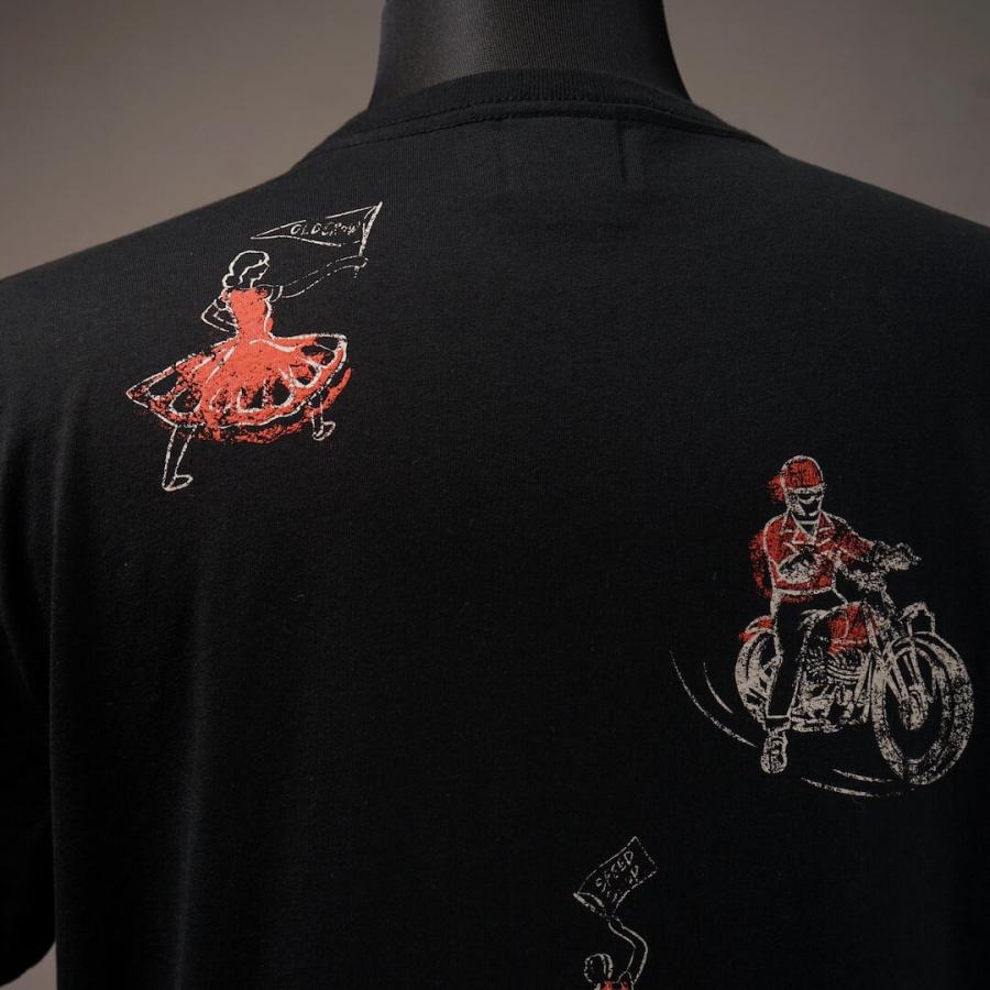 OLD CROW(GLAD HAND) オールドクロウ Tシャツ 半袖 クルーネック