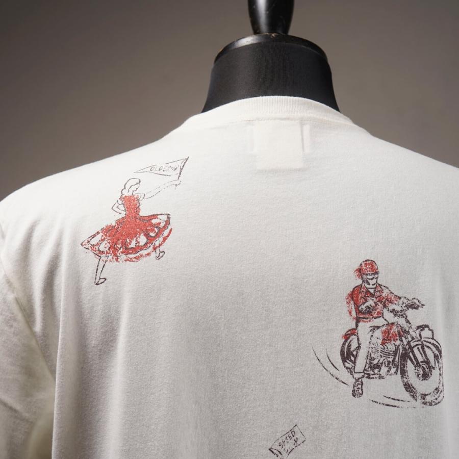 OLD CROW(GLAD HAND) オールドクロウ Tシャツ 半袖 クルーネック 
