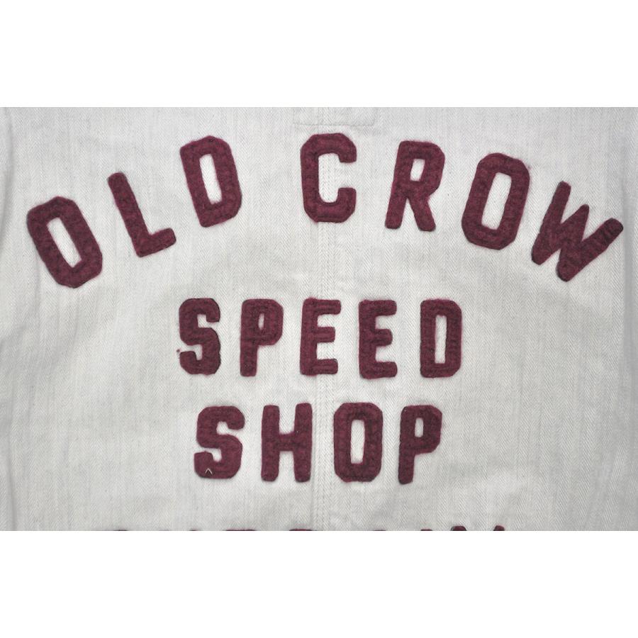 OLD CROW(GLAD HAND) CROW SPEED SHOP - COAT (IVORY) オールド