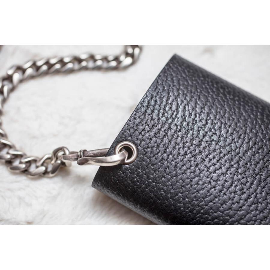 ピーナッツカンパニー　MIDDLE TRACKER WALLET 美品　黒 楽天市場】【PEANUTS COMPANY】ピーナッツカンパニー【MIDDLE