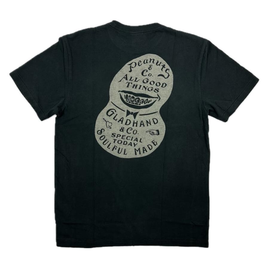 グラッドハンド ピーナッツカンパニー Tシャツ 半袖 クルーネック メンズ GLADHAND & Co. x Peanuts & Co Mr,SMILEY - S/S T-SHIRTS｜rezar｜02