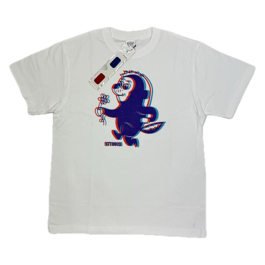 SNOID（スノイド） Tシャツ 半袖 クルーネック メンズ SNOID STINKS 3D