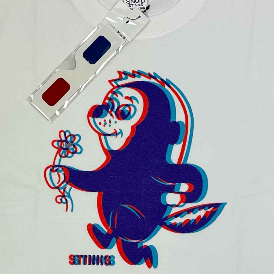 SNOID（スノイド） Tシャツ 半袖 クルーネック メンズ SNOID STINKS 3D